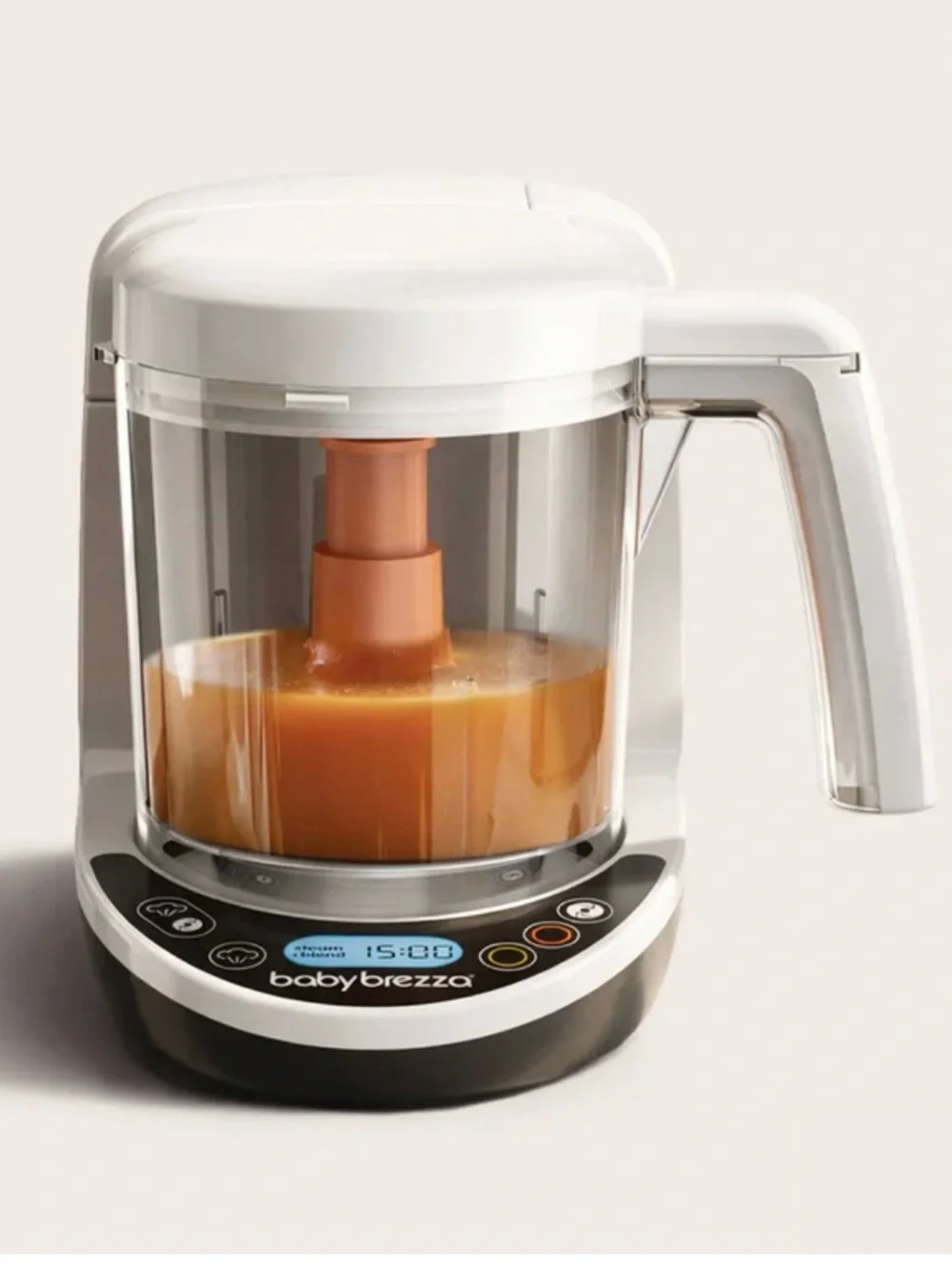 Baby Brezza One Step Food Maker - Baby Food Maker with Organic Baby Food Book